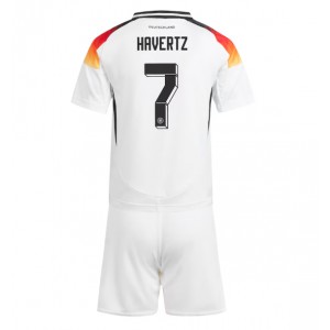 Fotbalové Dres Německo Kai Havertz #7 Dětské Domácí Oblečení ME 2024 Krátký Rukáv (+ trenýrky)